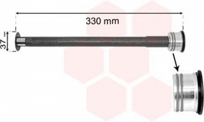 VAN WEZEL 0900d225 -  Осушитель, кондиционер